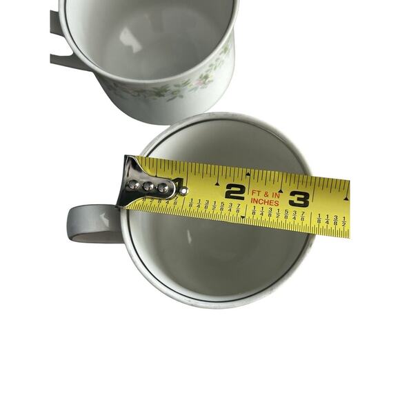 (3) Johann Haviland Bavaria Forever Spring Coffee Mugs Tea Cups Germany Flowers - Picture 11 of 13